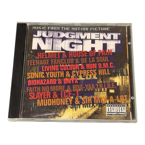 Judgment Night CD Soundtrack 1993 Hip Hop Rock Crossover Helmet House Of Pain Ra